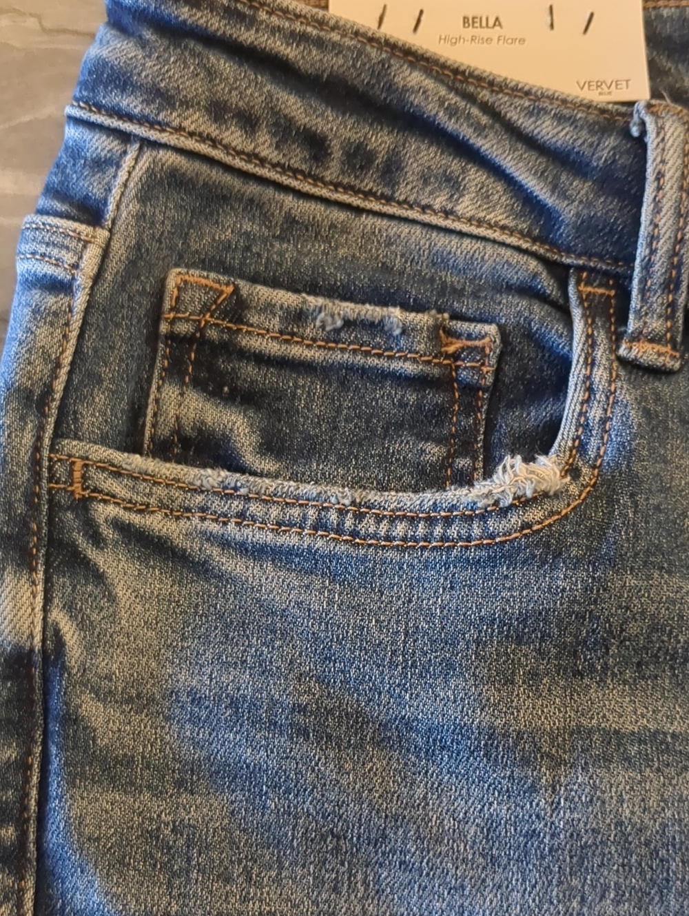 Vervet High Rise Flare Jeans - Picture 12 of 15